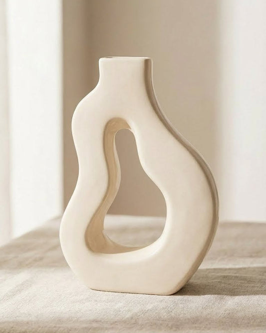 AURA SCULPTED CLAY VASE