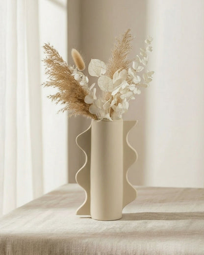 WAVY PILLAR VASE