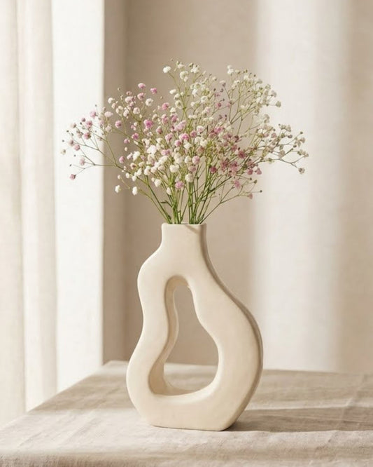 AURA SCULPTED CLAY VASE